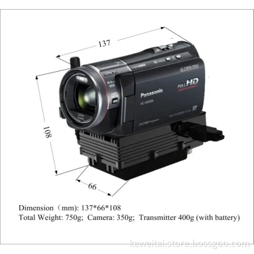 Portable Suitcase Video Receiver with Duplex-Audio
